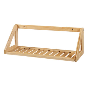 Set 2 rafturi perete Gjerdrum 43x15x15cm bambus [en.casa]