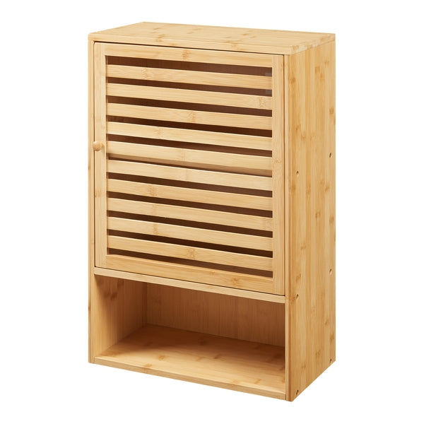 Dulap perete baie Gjesdal 60x40x20cm bambus natur [en.casa]