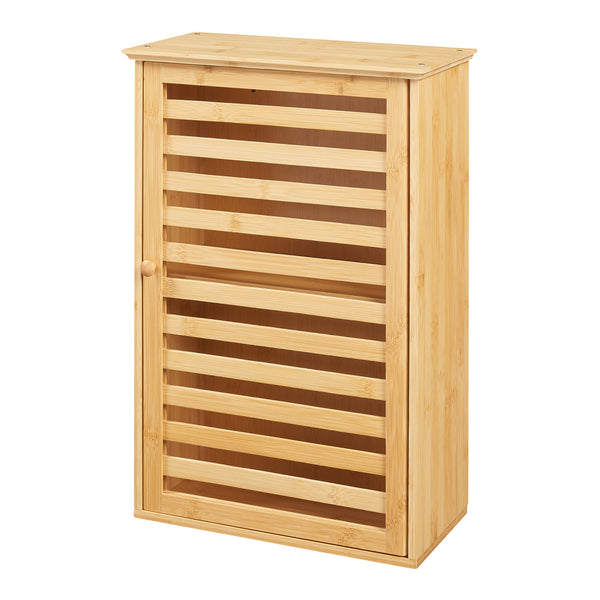 Dulap perete baie Järfälla 54,5x37x16cm bambus natur [en.casa]