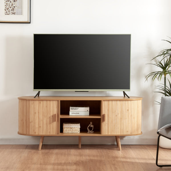 Comoda Nordkapp 140x40x56cm natur [en.casa]