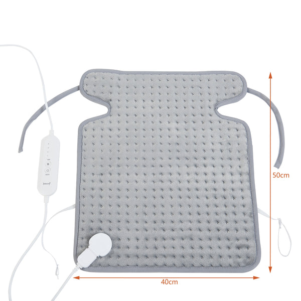 Perna electrica Calvera 50x40cm 80W gri [en.casa]