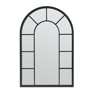 Oglinda perete Enonkoski 90x60cm negru [en.casa]