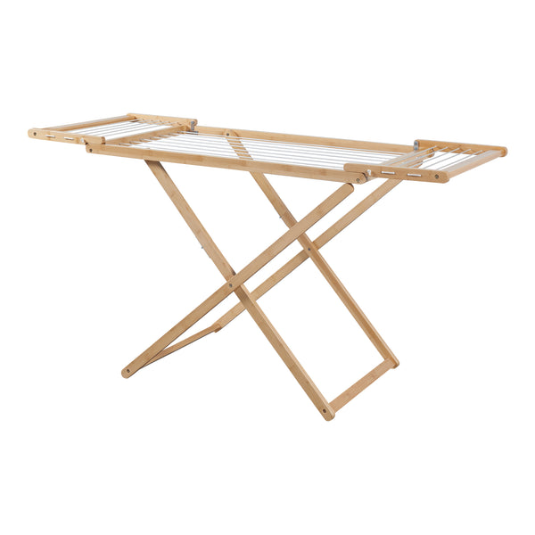 Uscător de rufe pliabil Fakala 154x59x82 cm bambus [en.casa]
