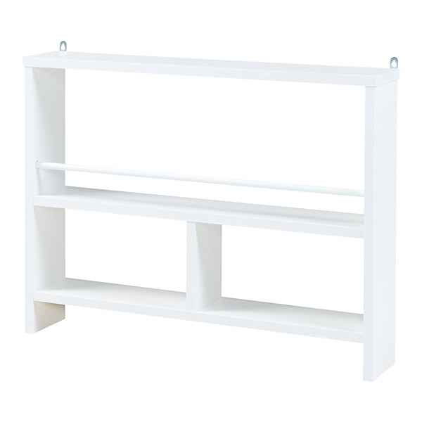 Raft perete Piteå 60x10,5x45cm pal alb [en.casa]