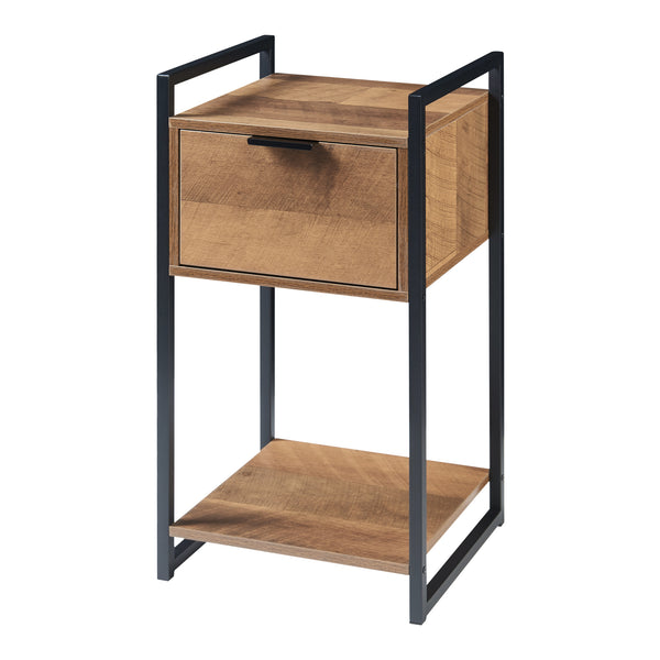 Noptiera Namsskogan 62x33x32cm PAL efect lemn nuc [en.casa]