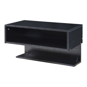 Raft perete Gauldal 56,5x30x31,5cm pal negru [en.casa]