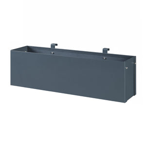 Jardiniera Achtkarspelen 50x12x15cm antracit [en.casa]