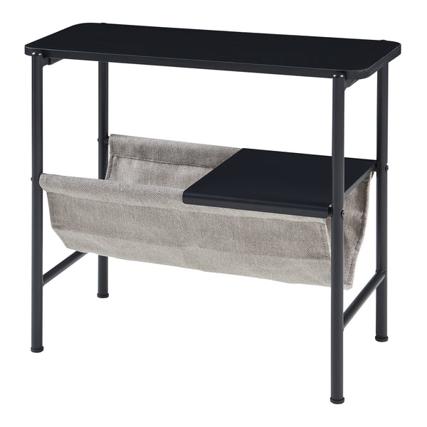 Masuta Samnanger 60x28x53cm PAL negru gri [en.casa]