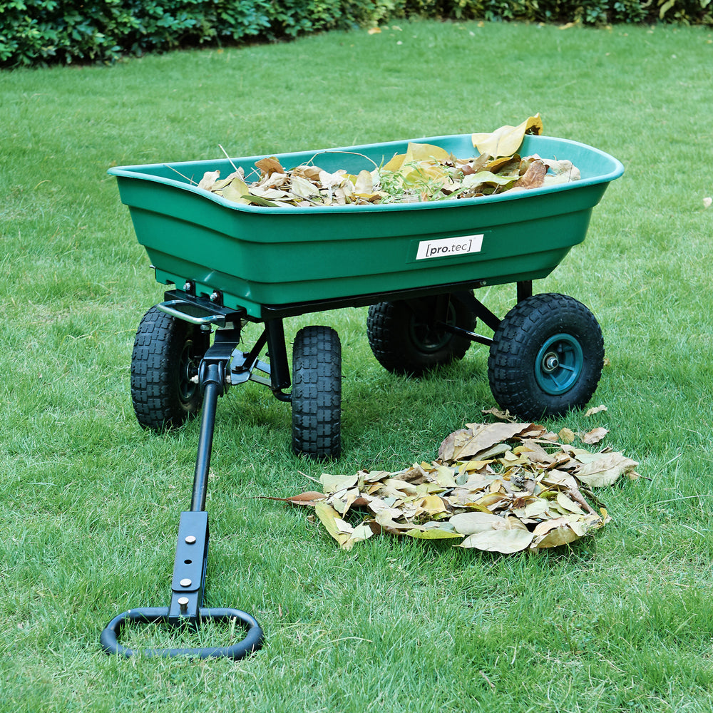 Carucior gradina inclinabil Corfinio 111x51cm 250kg otel verde [pro.tec]