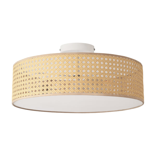 Lampa de plafon Ascot 3 x E27 60W efect ratan [lux.pro]