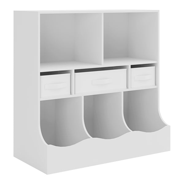 Raft pentru copii Vastesa 75x80x40cm alb [en.casa]