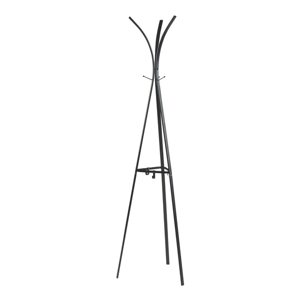 Cuier pom Vevelstad 181x52,5x52,5cm otel negru [en.casa]