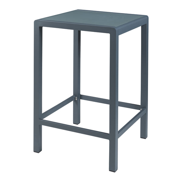 Set mobilier bar 3 piese Avise aluminiu sticla gri inchis [casa.pro]