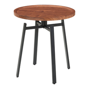 Masuta rotunda Mippeena  54 x 50 cm nuca/negru [en.casa]