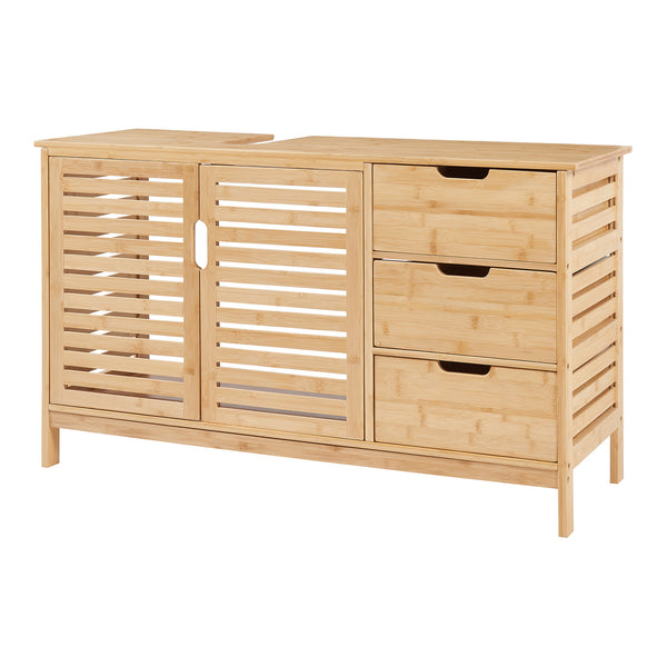 Dulap sub chiuveta Boksereys 60x100x35 cm bambus [en.casa]