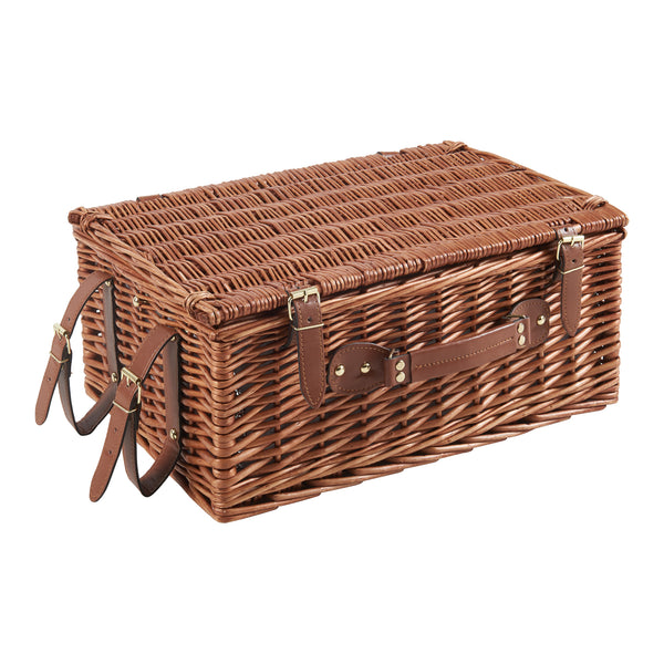 Cos picnic Brindisi 46x31x20 cm salcie maro [casa.pro] 