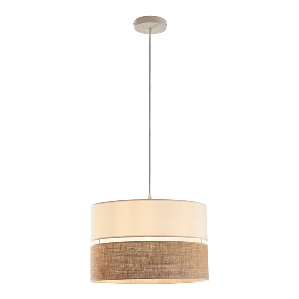 Lampa suspendata Barton 157 cm 1xE27 max 60W alb/efect in [lux.pro]