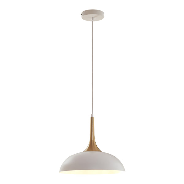 Lampa suspendata Blairgowrie 147 cm1xE27 max 60W alb/culoarea alamei [lux.pro]