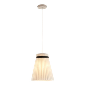 Lampa suspendata Broughton 162 cm 1xE27 max. 60W alb/negru [lux.pro]