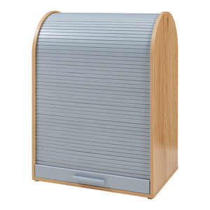 Dulap cu usa rulou Kavlinge 80x60x40 cm natur gri [en.casa]