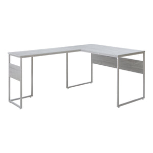 Birou de colt  Karlstang 166x120x75 cm gri deschis [en.casa]