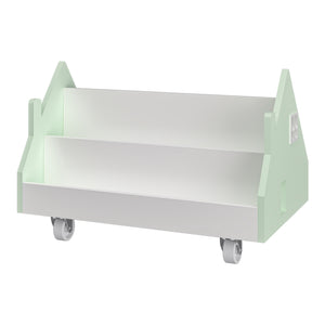 Raft mobil pentru copii Vipsali 50x33x34 cm verde menta/alb [en.casa]