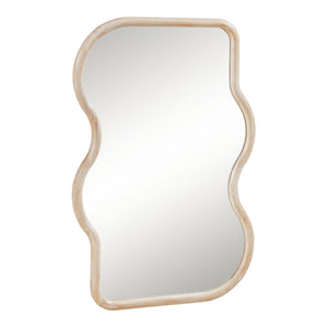Oglinda de perete Bellerirnu 90x60 cm efect stejar Sonoma [en.casa]