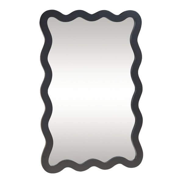 Oglinda de perete Koster 90x60 cm negru [en.casa]