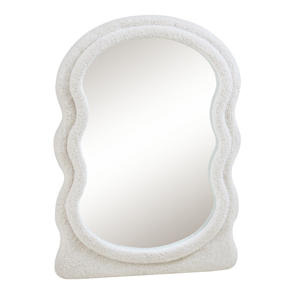 Oglinda de perete Brummen 80x60 cm alb [en.casa]