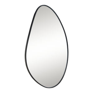 Oglinda de perete Orland 82x46 cm negru [en.casa]