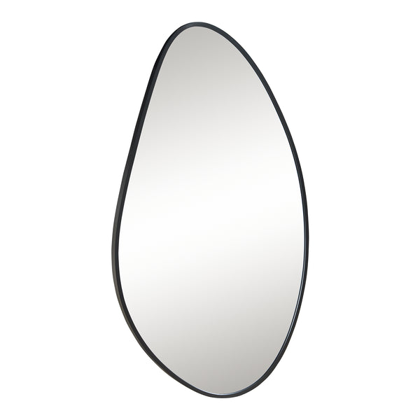 Oglinda de perete Orland 82x46 cm negru [en.casa]