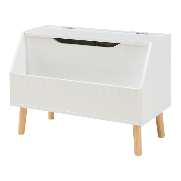 Lada jucarii Aavanrar 60x30x43 cm mdf alb [en.casa]