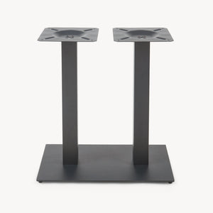 Picior masa Vadejord 70x40x73 cm otel negru [en.casa]