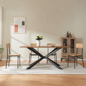 Picior masa Bemeenel 120x75x72 cm negru 160 kg [en.casa]