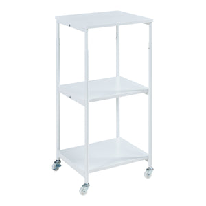 Raft cu inaltime reglabila Janertu 39x34,5x73-82cm alb [en.casa]