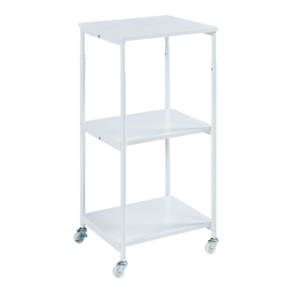 Raft cu inaltime reglabila Janertu 39x34,5x73-82cm alb [en.casa]