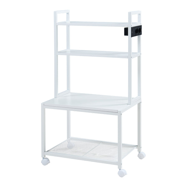 Raft mobil imprimanta Svanaldsvipp 100x55x38 cm alb [en.casa]