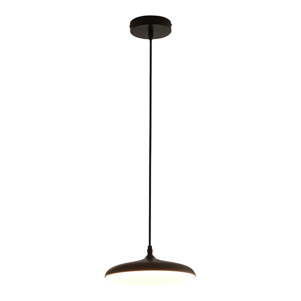 Lampa suspendata Oupilu 120x25x25 cm 12 LEDuri incorporate negru/alb [lux.pro]