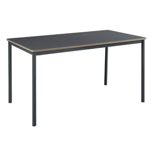 Set masa si 4 scaune Lindesberg 75x140x80 cm gri/maro deschis [en.casa]