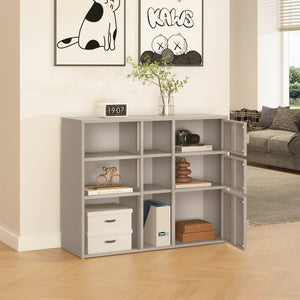 Dulap documente Kliri 81x100x32 cm otel camel [en.casa]