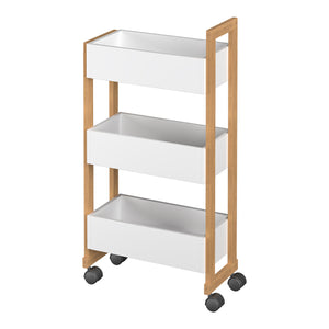 Raft mobil Varulta 80x41x20 cm natur/alb [en.casa] 