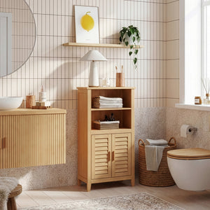 Dulap baie Rirg 92x52x25 cm bambus [en.casa] 