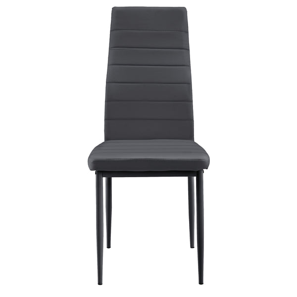 Scaune bucatarie Casandra set 2 buc piele sintetica culori diferite [en.casa]