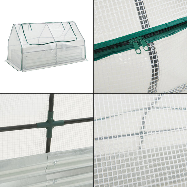 Sera gradina Balsorano 186x96x98 cm [en.casa]