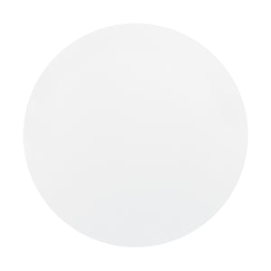 [en.casa]® Masa design rotund - ø 80 cm 3 persoane -  alba