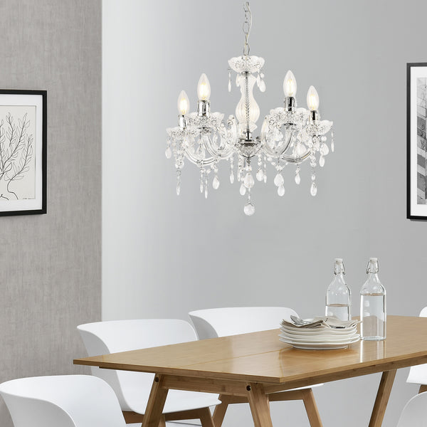 Lustra Weimar 5 x E14 alb [lux.pro]