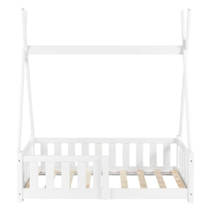 Pat copii Patricia design cort indian alb [en.casa]
