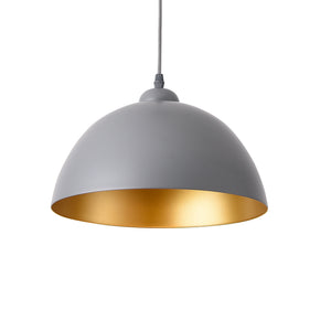 Set 2 bucati lustra Toulon 145 cm metal 2 x E27 gri/ auriu [lux.pro]