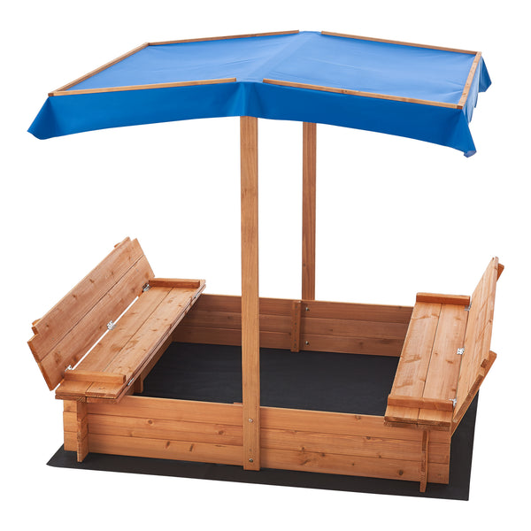 Lada nisip Kellenhusen 120 x 120 x 120 cm brad [en.casa]