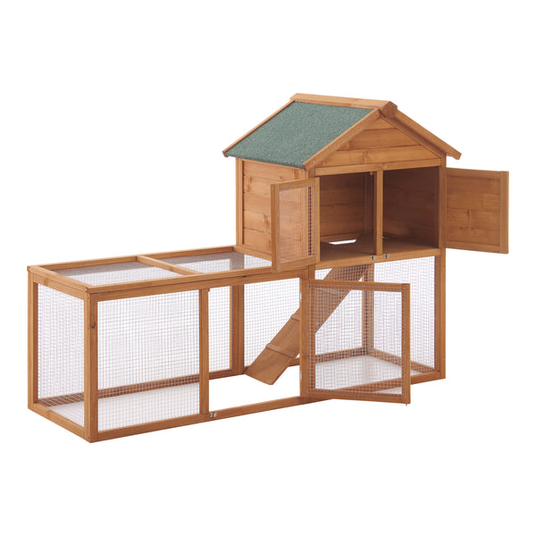 Cusca animale mici Kelkheim 110 x 160 x 61 cm lemn brad [en.casa]
